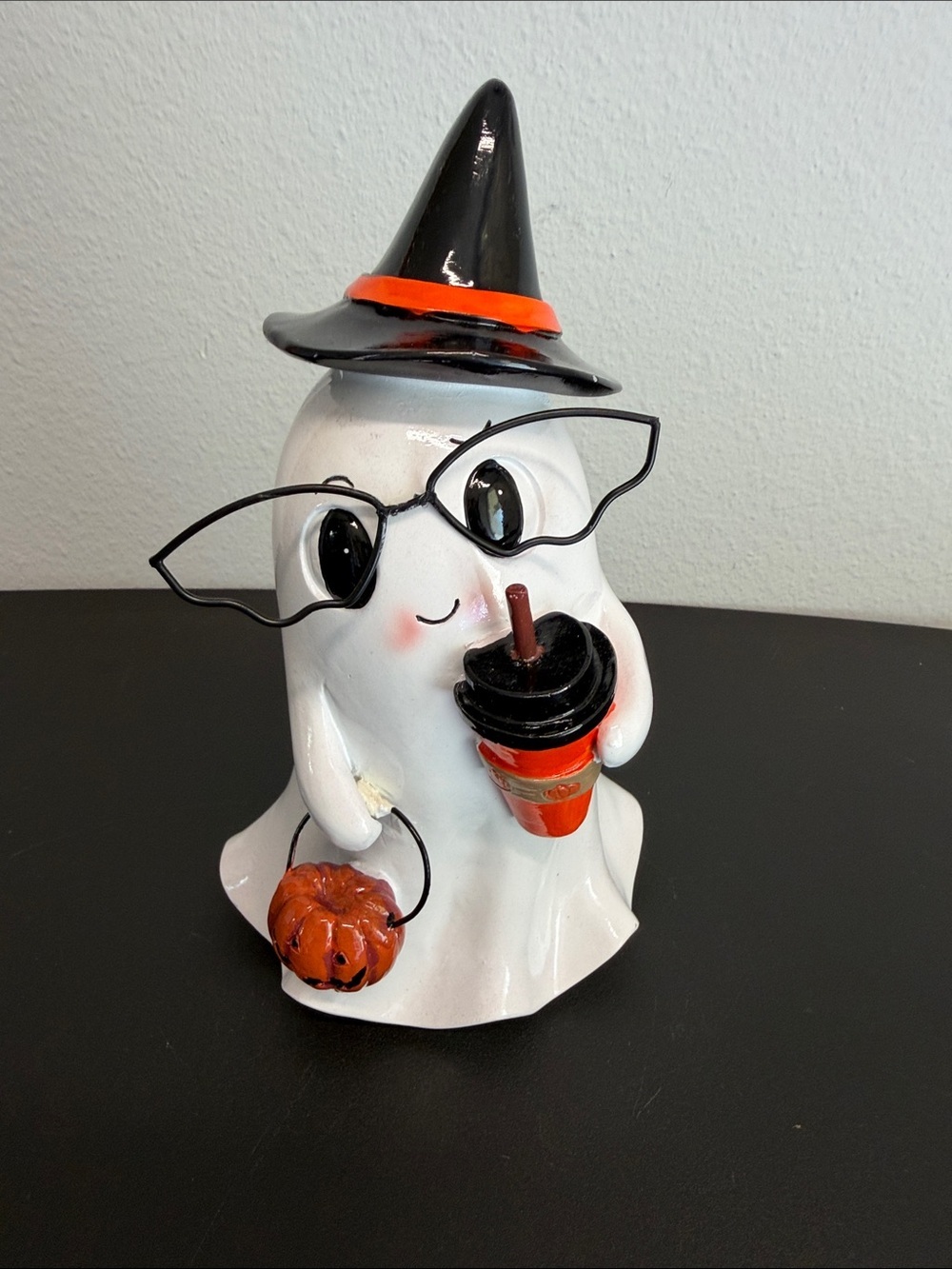 Unbranded | Halloween Ghost Figurine Pumpkin Spice Latte Trick-or-Treat ๐ - Picture 5 of 5
